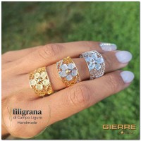 F0336 Anello fascia fiore